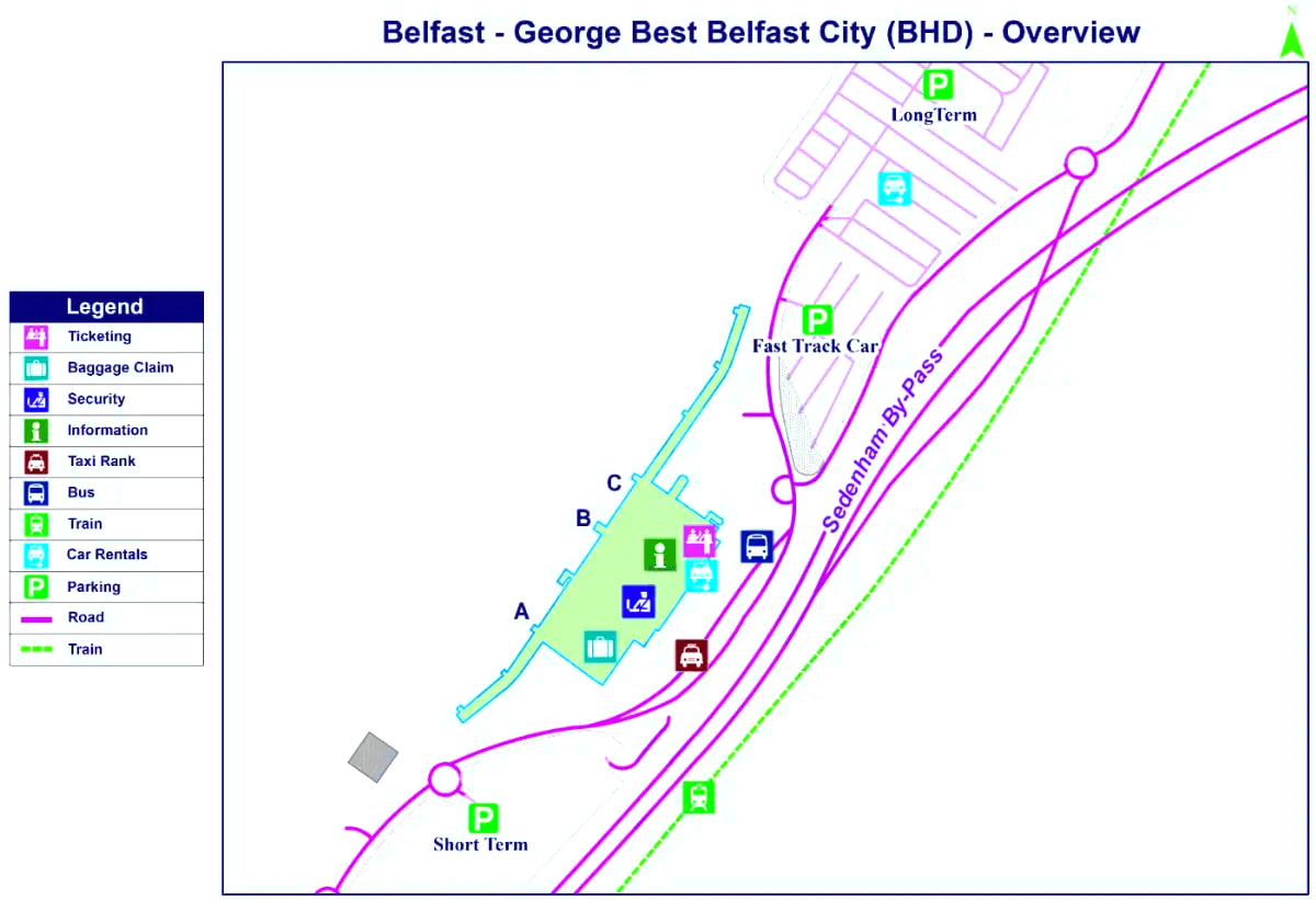 Aeropuerto George Best de la ciudad de Belfast