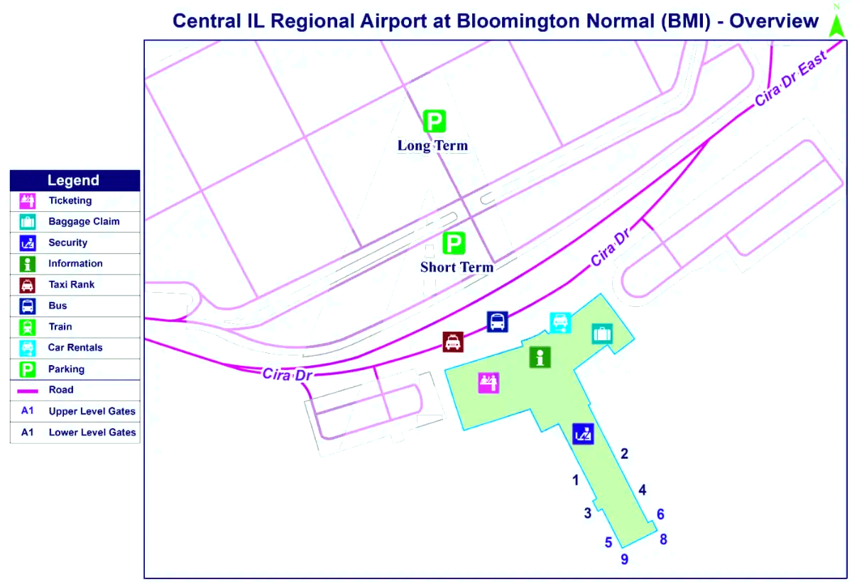 Aeropuerto regional del centro de Illinois