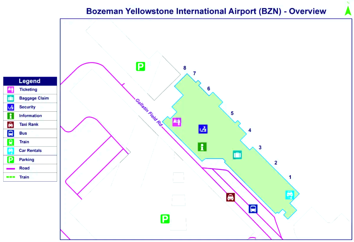 Aeropuerto Internacional Bozeman-Yellowstone