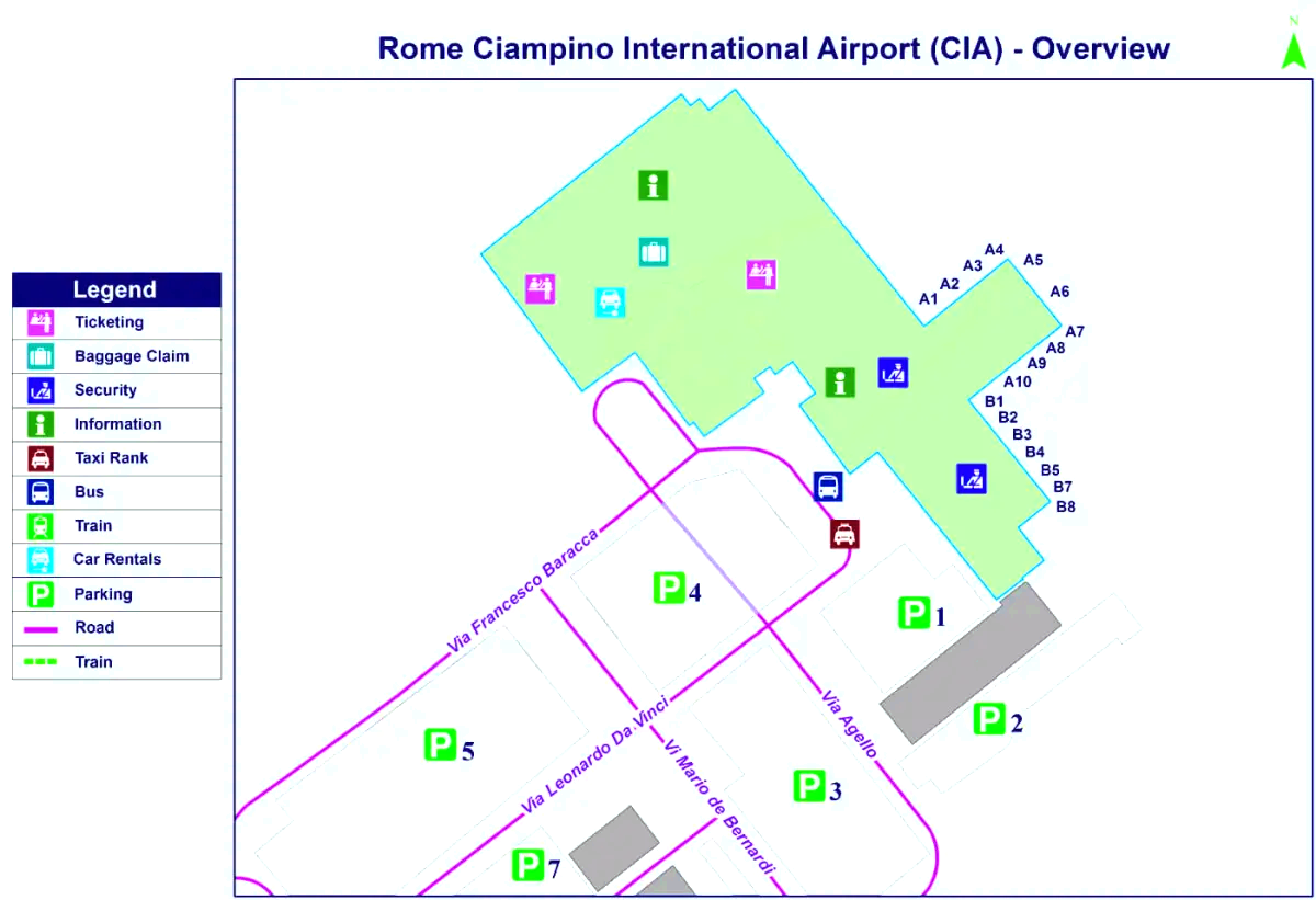 Aeropuerto Internacional Ciampino-GB Pastine
