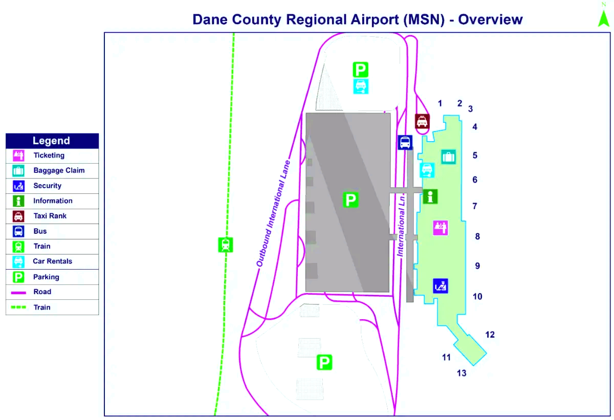 Aeropuerto Regional del Condado de Dane