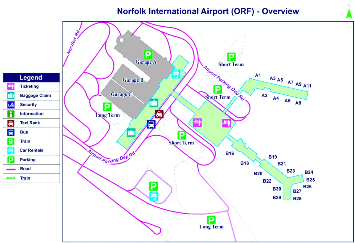 Aeropuerto internacional de Norfolk