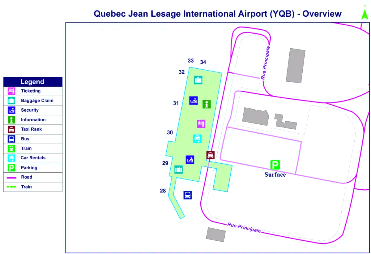 Aeropuerto internacional Jean Lesage de la ciudad de Quebec